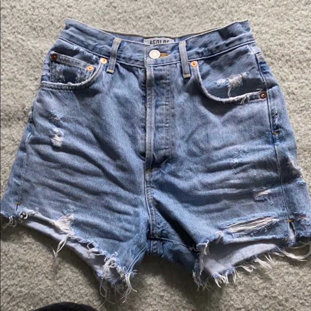 Agolde dee denim short - Picture 4 of 4